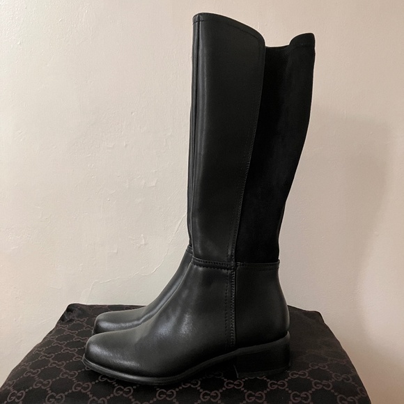 NWOT AquaDiva Vegan Leather Winter Boots - Picture 1 of 9